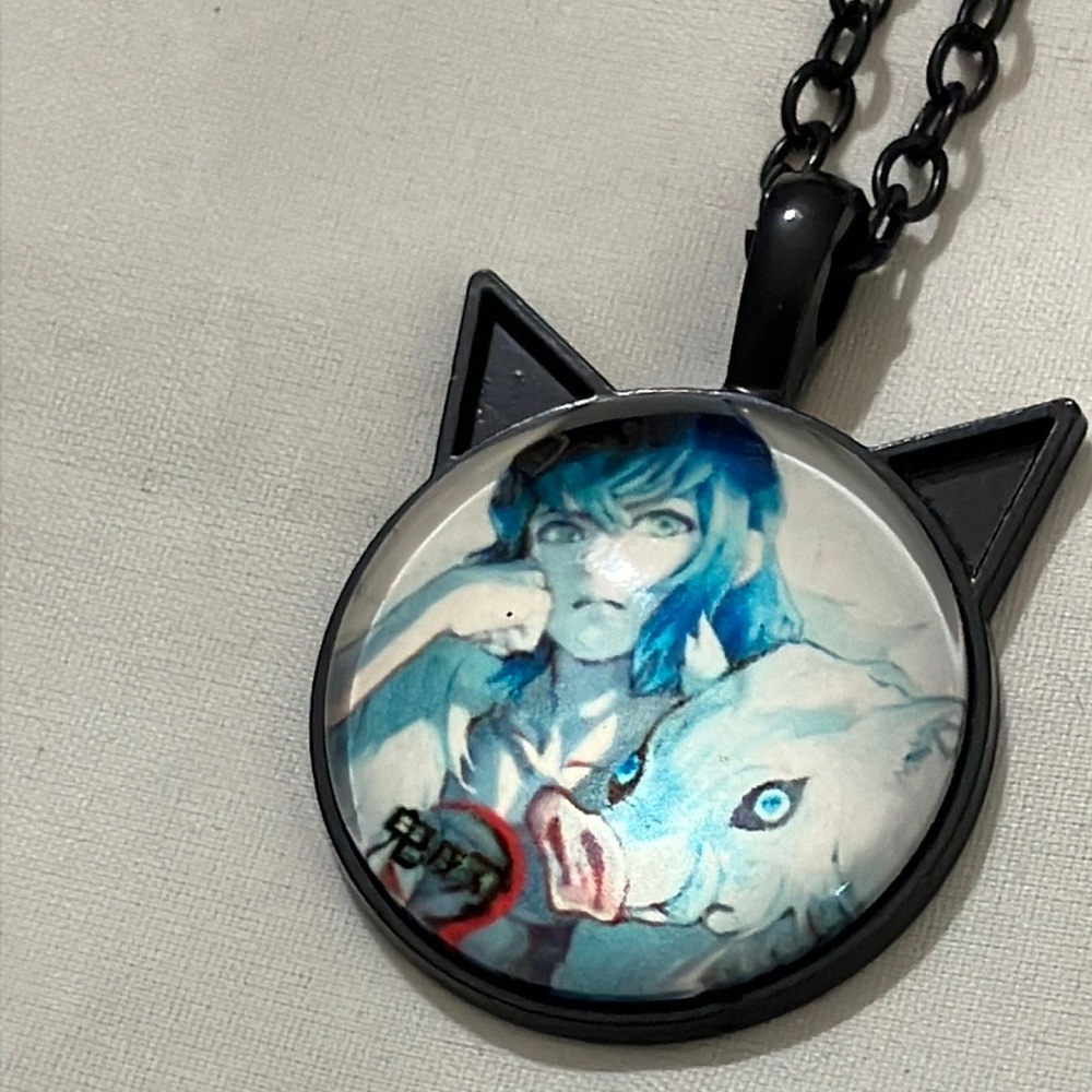 Hashibira Inosuke Demon Slayer Necklace - Picture 2 of 10